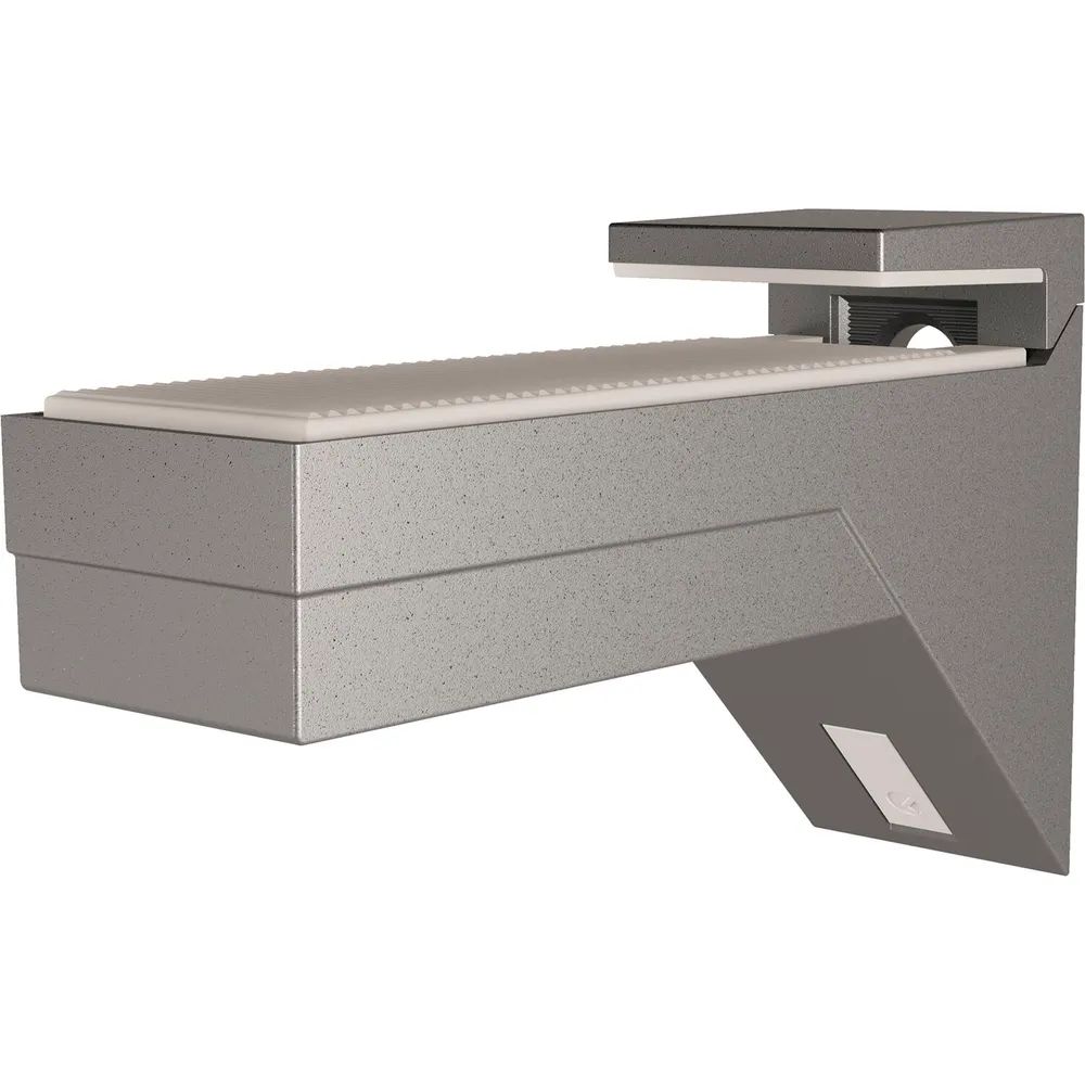 ITALIANA FERRAMENTA Tablar-Klemmträger Kalabrone, Stärke 8-30mm, silberfarbig