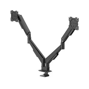 Hama Monitorhalterung, 2 Monitore, Gasfeder, vollbeweglich, 17" - 35", Schwarz