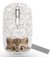 INCA Maus IWM-242K Wireless Katzenmotiv - 1.600 dpi