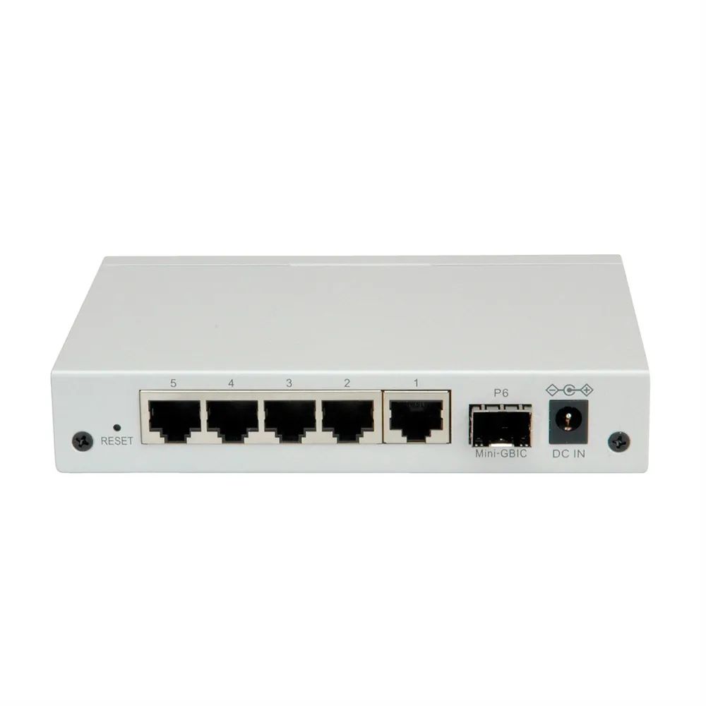 ROLINE Gigabit Ethernet Switch 6 Ports (5x 10/100/1000 + 1x SFP), WebSmart