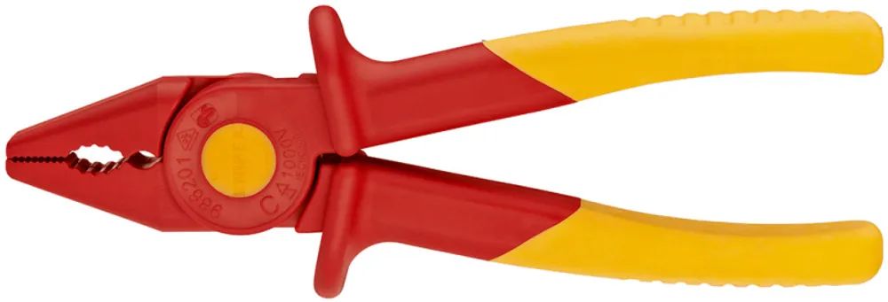 KNIPEX VDE Greifzange aus Kunststoff isolierend 1000V 180 mm