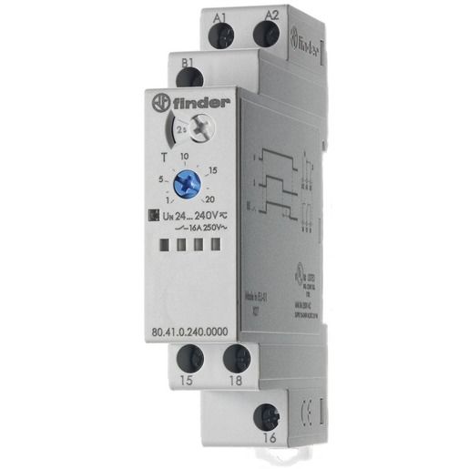 Finder ZEITREL. RÜCKF. 1W 16A 24-240V / FINDER 80.41.0.240.0000