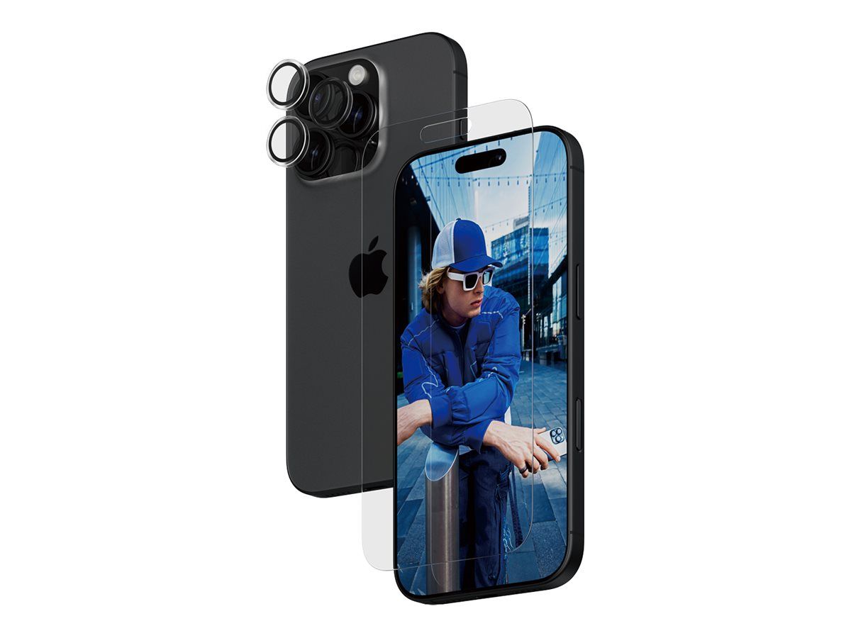 PanzerGlass 2-in-1 Pack - Schutzkit Display/Objektiv für Handy