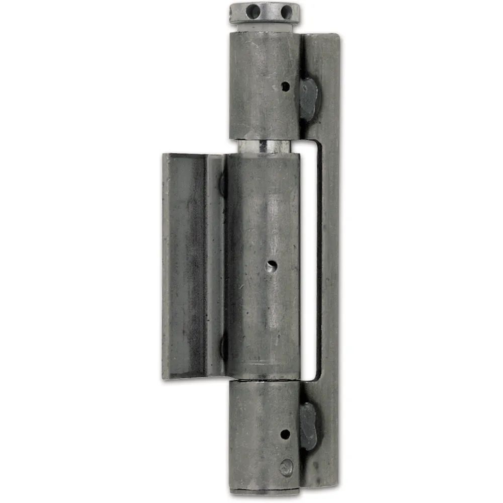Schwarte Federband dreiteilig, 25,3 x 160 mm, Stahl blank