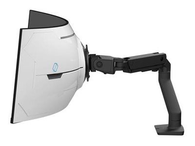 Ergotron HX - Befestigungskit (Gelenkarm) - Konstante Krafttechnologie - für Curved LCD-Display - für extrem tiefe gewölbte Bildschirme - mattschwarz - Bildschirmgröße: bis zu 144,8 cm (bis zu 57 Zoll)