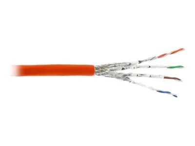 InLine Verlegekabel Cat.7a - S/FTP (PiMF) 4x2x0,58 AWG23 - 1200MHz - LSZH - 300m
