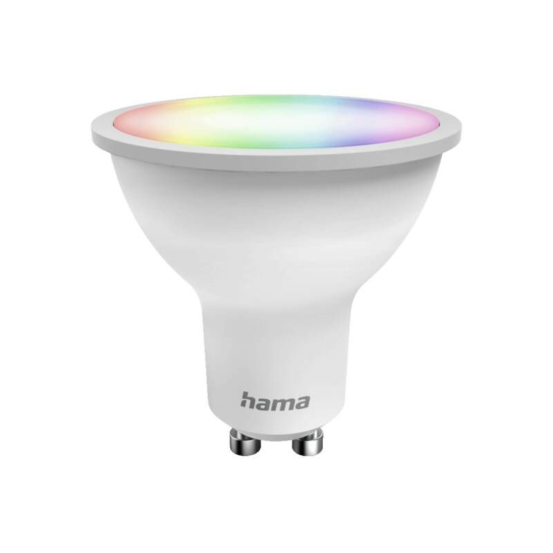 Hama 176642 Smarte WLAN-LED-Lampe, GU10, Matter