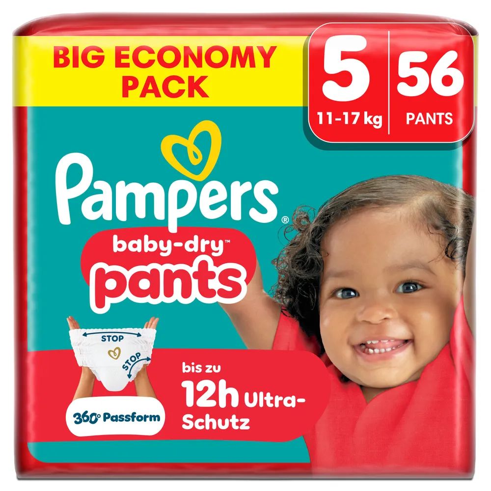 Pampers Baby Dry Pants Gr.5 Junior 11-17kg Big 