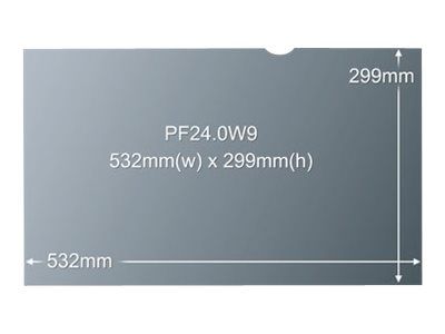 3M Blickschutzfilter - Blickschutzfilter für Bildschirme - 61 cm (24")