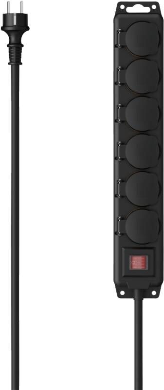 Hama 223065 SDL 6F 2M/M.SCH/OUTDOOR/WANDM