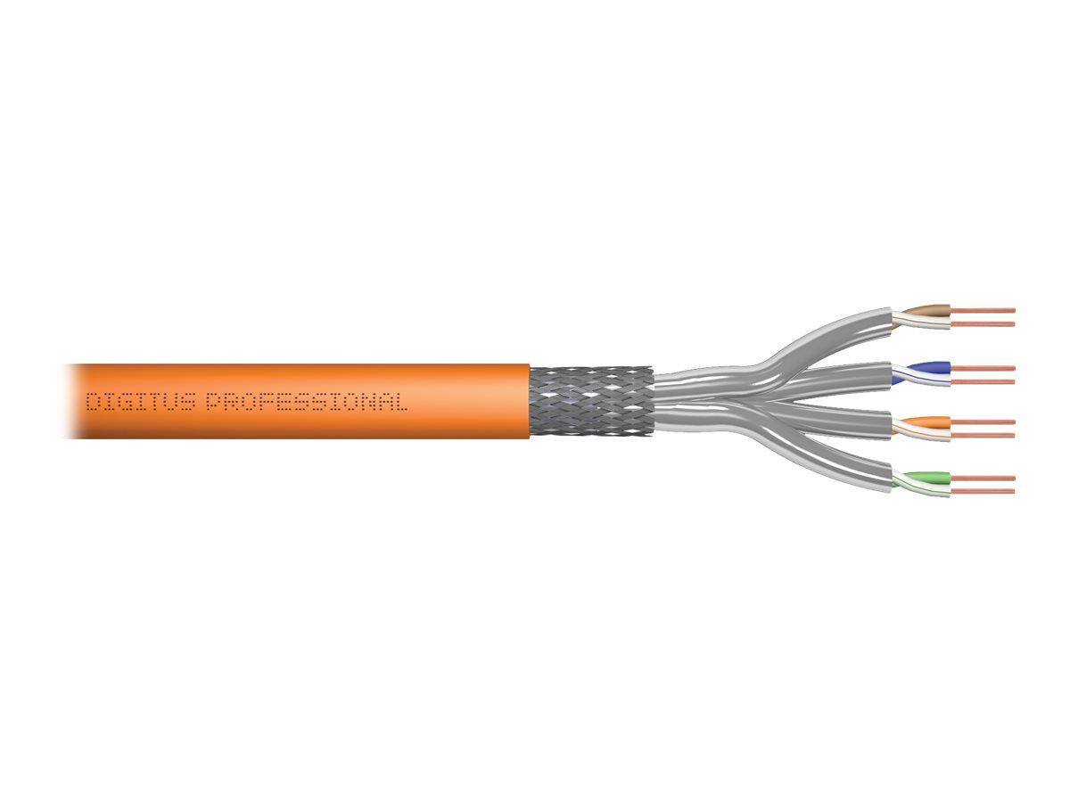 DIGITUS CAT 7 S-FTP Verlegekabel, 250 m, Simplex, Dca-s1a,d0,a1