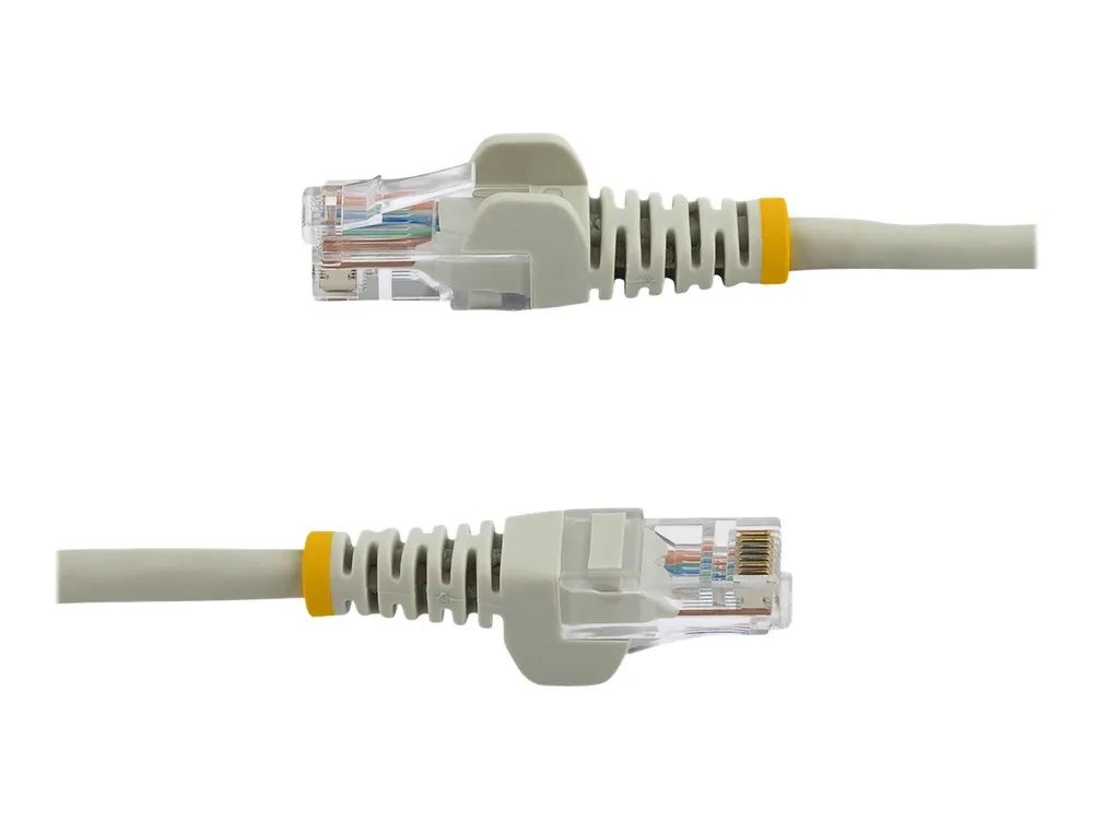 StarTech.com 3m Cat5e RJ45 UTP Netzwerkkabel Snagless - Cat 5e Patchkabel - Grau - Stecker / Stecker - Patch-Kabel - RJ-45 (M)