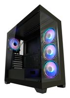 LC-Power Gehäuse MidiTower 715B black USB3.2/Audio o.Netzteil SEAMLESS_X