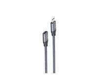 ShiverPeaks BS13-46030 - 2 m - USB C - USB C - USB 3.2 Gen 2 (3.1 Gen 2) - 10 Gbit/s - Schwarz - Grau