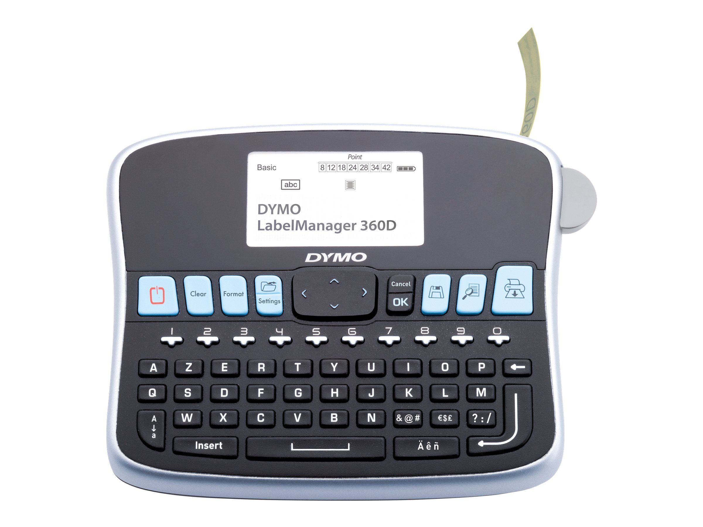 Dymo LabelMANAGER 360D - Beschriftungsgerät - s/w - Thermotransfer - Rolle (1,9 cm)