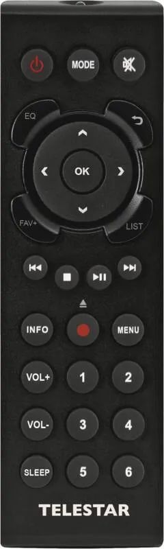 Telestar Top 500 Schwarz Multifunktionsradios HiFi-Baustein - Tuner