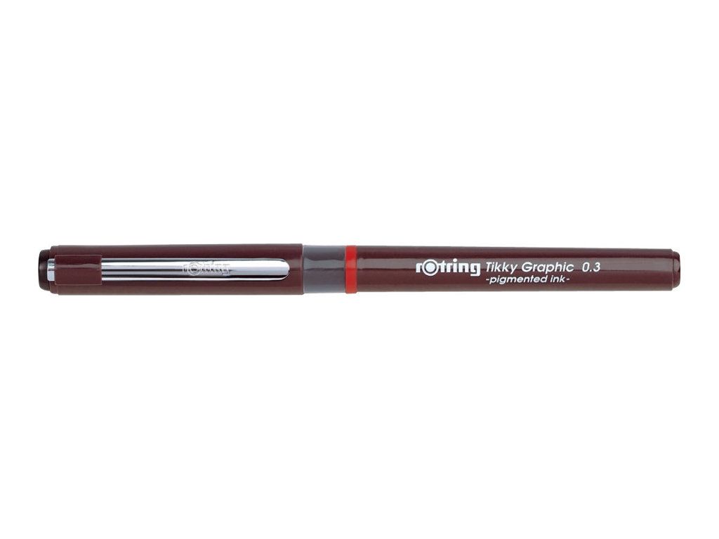 rOtring Tikky Graphic - Fineliner - Schwarz - Pigmenttinte