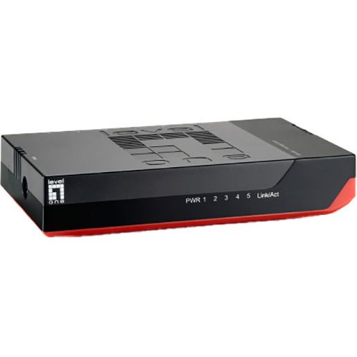 LevelOne 5-PORT GIGABIT SWITCH DESKTOP / LEVELO GSW-0507