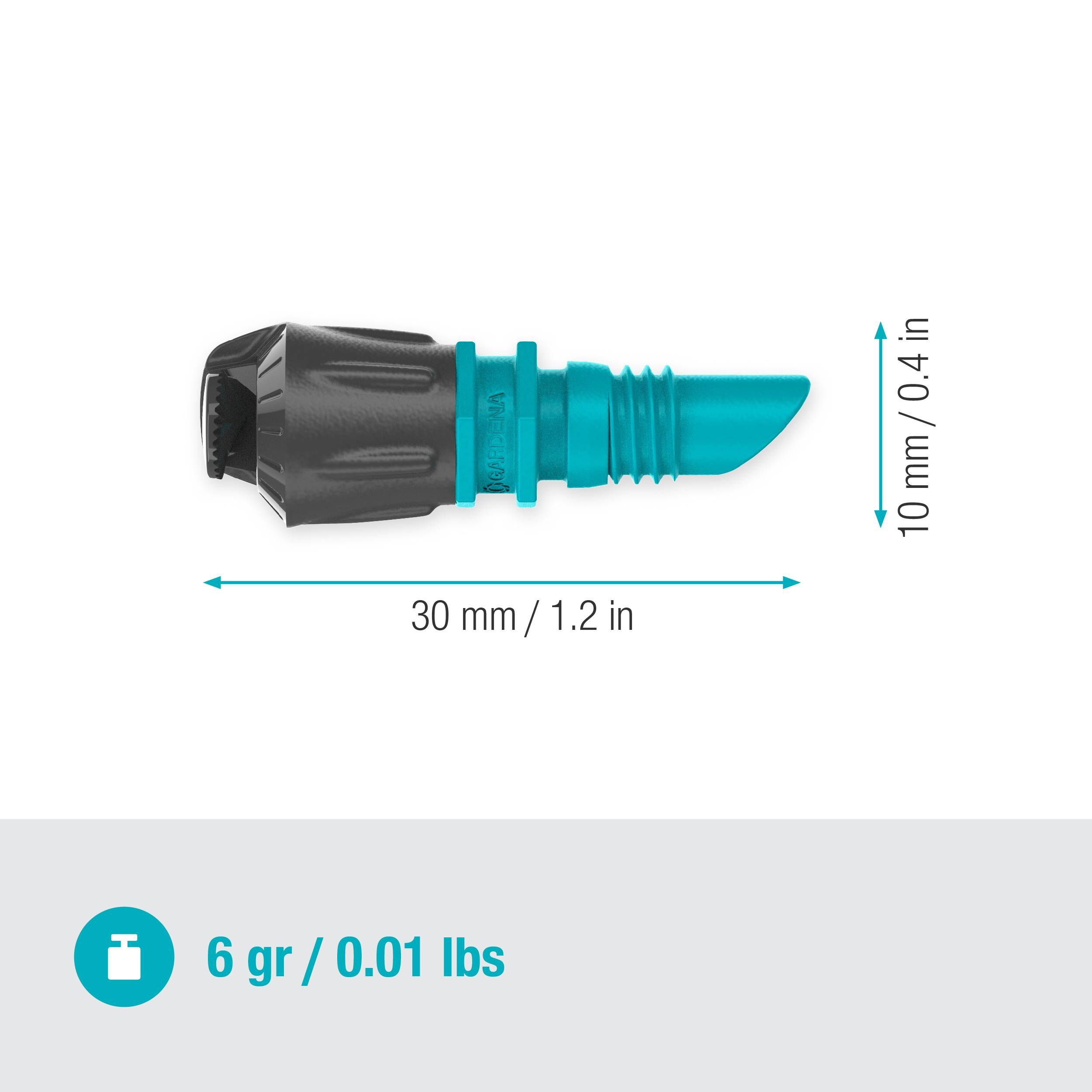 Gardena Micro-Drip-System Sprühdüse 180 Grad - Inhalt: 5 Stück
