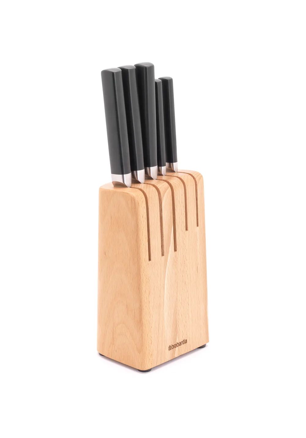 Brabantia Profile Messerblock samt Messern - Beech Wood