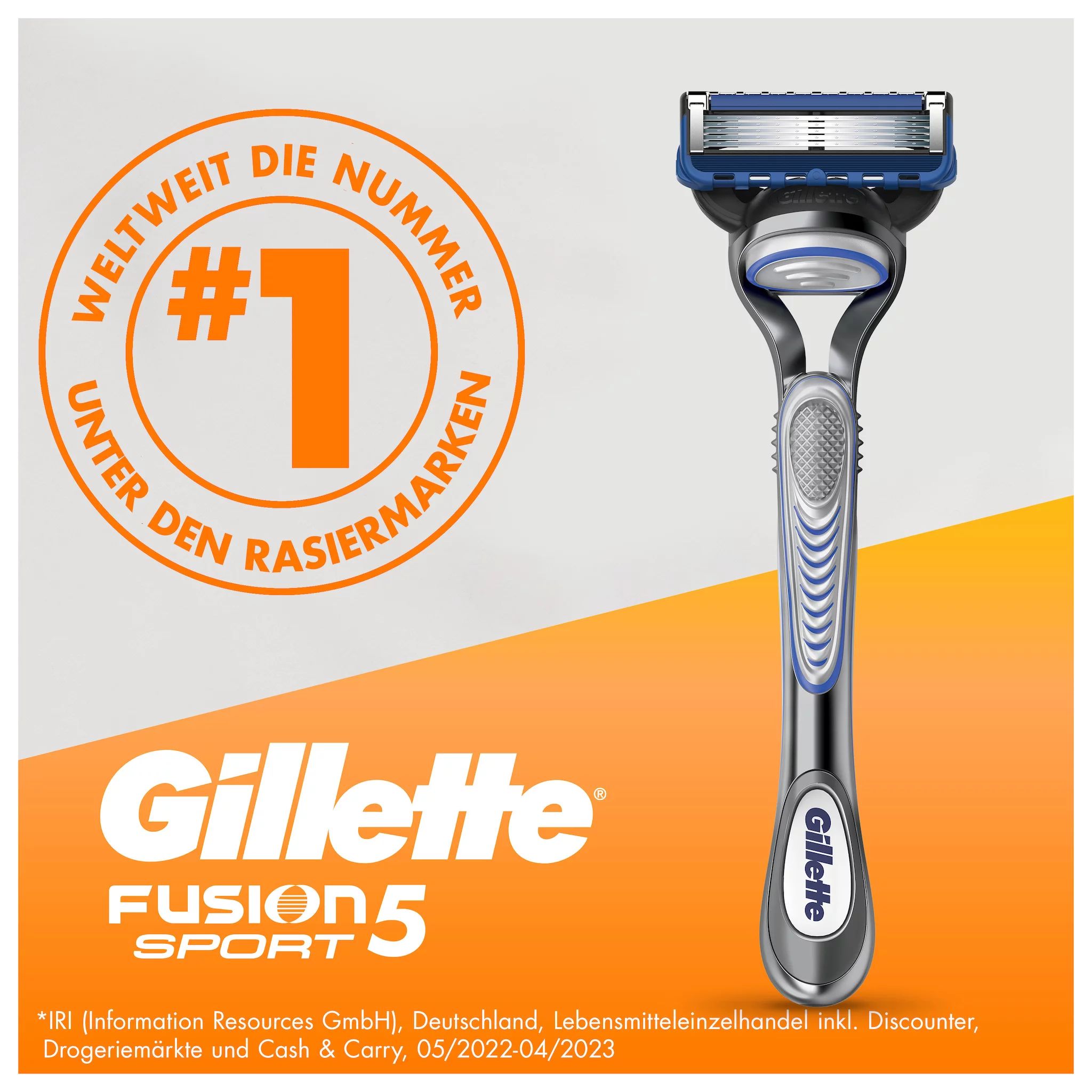 Gillette Fusion 5 Sport Rasierer Rasierklingen 4 Stück