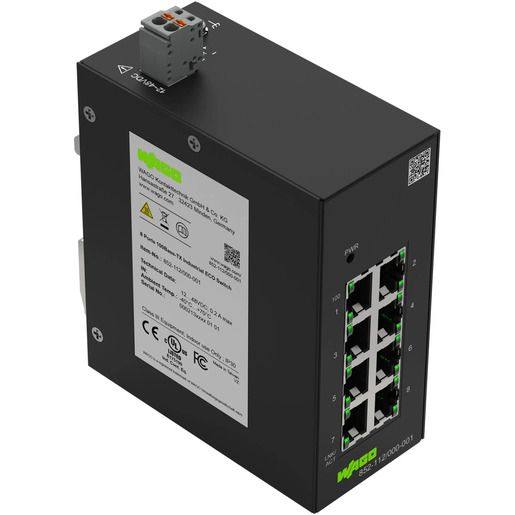 Wago INDUSTRIAL-ECO-SWITCH 8 PORTS / WAGO 852-112/000-001