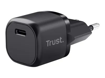 Trust Maxo - Netzteil - ultra-klein - 20 Watt - 3 A - Power Delivery 3.0 + PPS (USB-C)