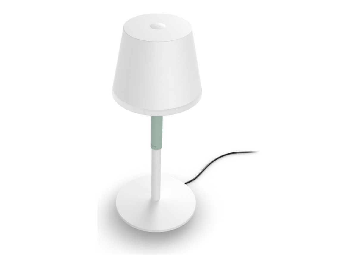 Philips Tischleuchte White & Color Ambiance Go Weiss