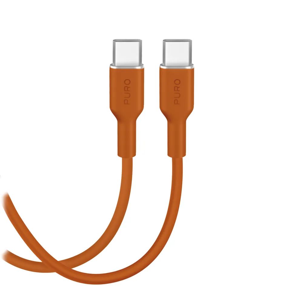 PURO Daten- u. Ladekabel, USB-C  USB-C, 60W, 1,5m orange