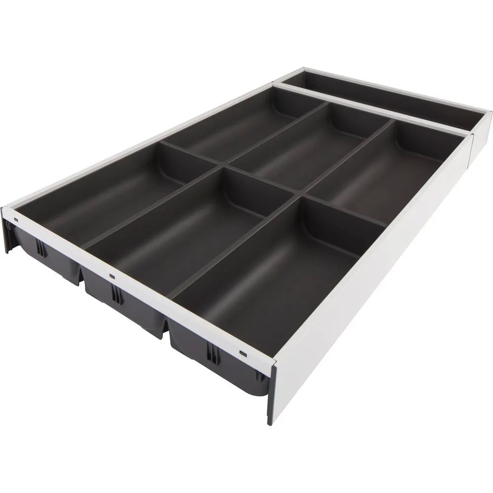 BLUM AMBIA-LINE Besteckeinsatz NL600mm,B300mm, Stahl SW/OG