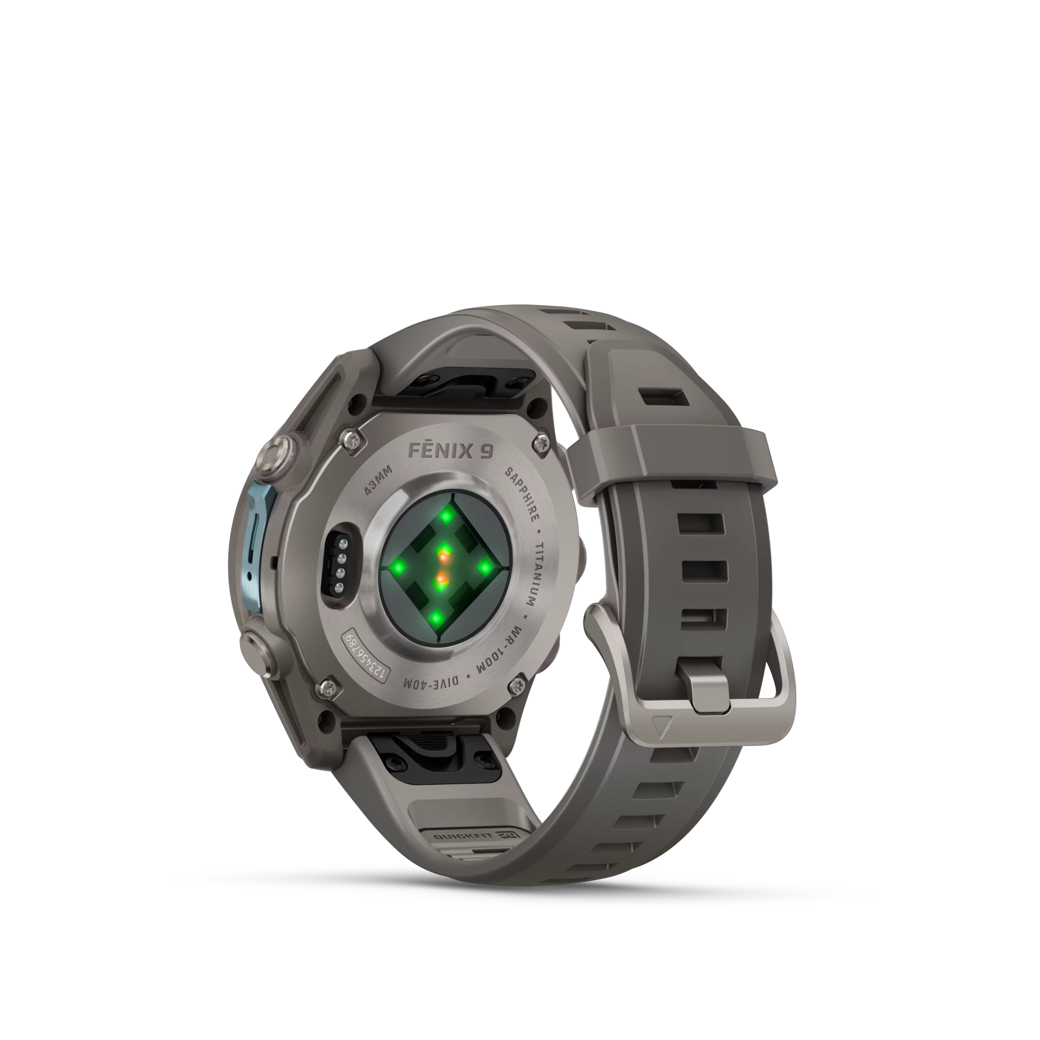 Garmin fēnix 9, 43mm Kieselgrau/Titan