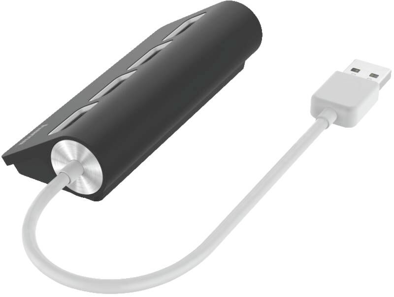 Hama 200119 USB-Hub, 4 Ports, 480 Mbit/s