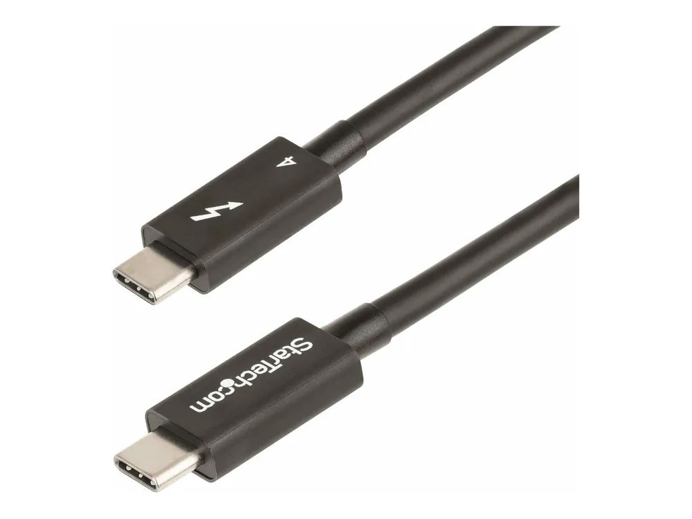 StarTech.com 50cm Thunderbolt 4 Kabel, 40Gbit/s, 100W, Intel-zertifiziert - Thunderbolt-Kabel - Thunderbolt 4 (M)