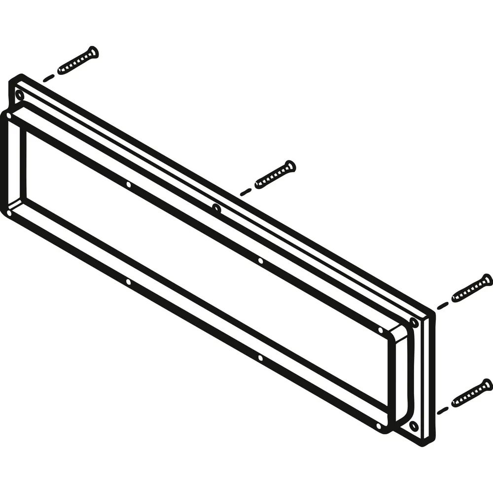 Renz Abschlussrahmen für 370 mm Klappe KS