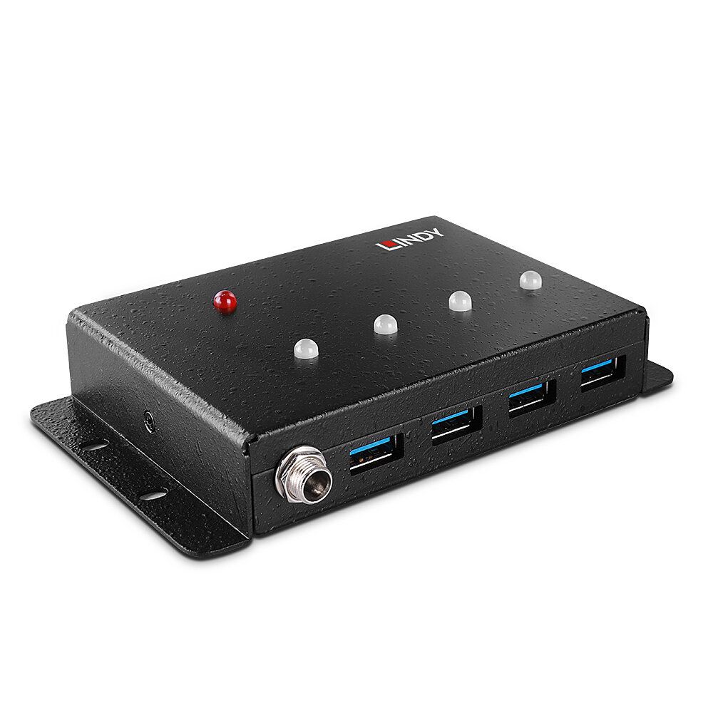 Lindy Hub - Metallgehäuse - 4 x USB 3.2 Gen 1