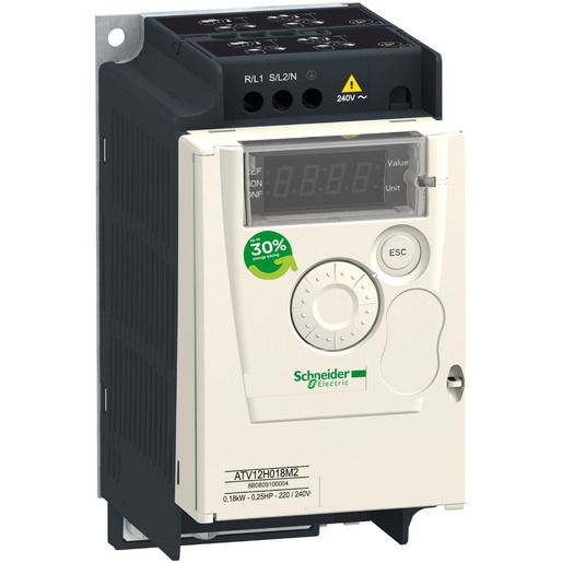 Schneider Electric ALTIVAR12 IP20 0,37KW 1X240V C / SCHN.E ATV12H037M2