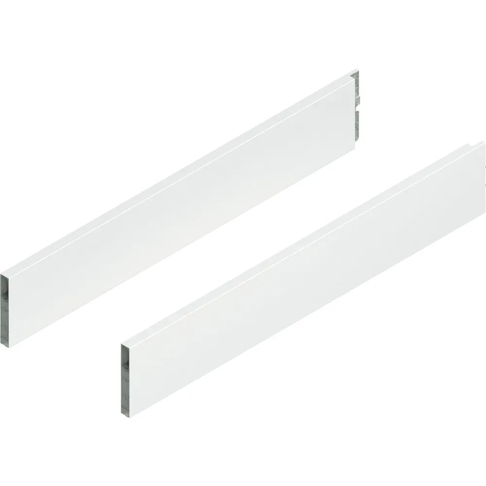 BLUM MERIVOBOX Boxcap Höhe E, NL 600, Seidenweiß-matt