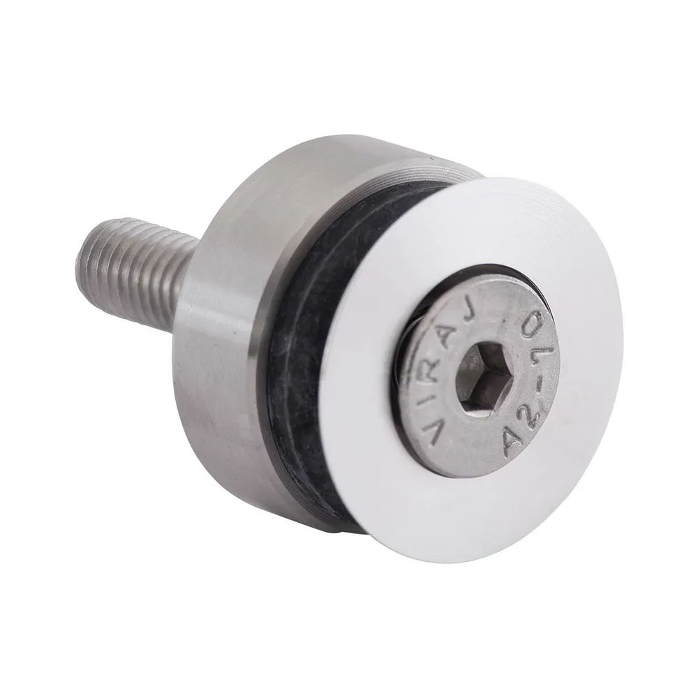 Längle Glaspunkthalter Senk 30, 8 - 20 mm Glas, Edelstahl/Aluminium