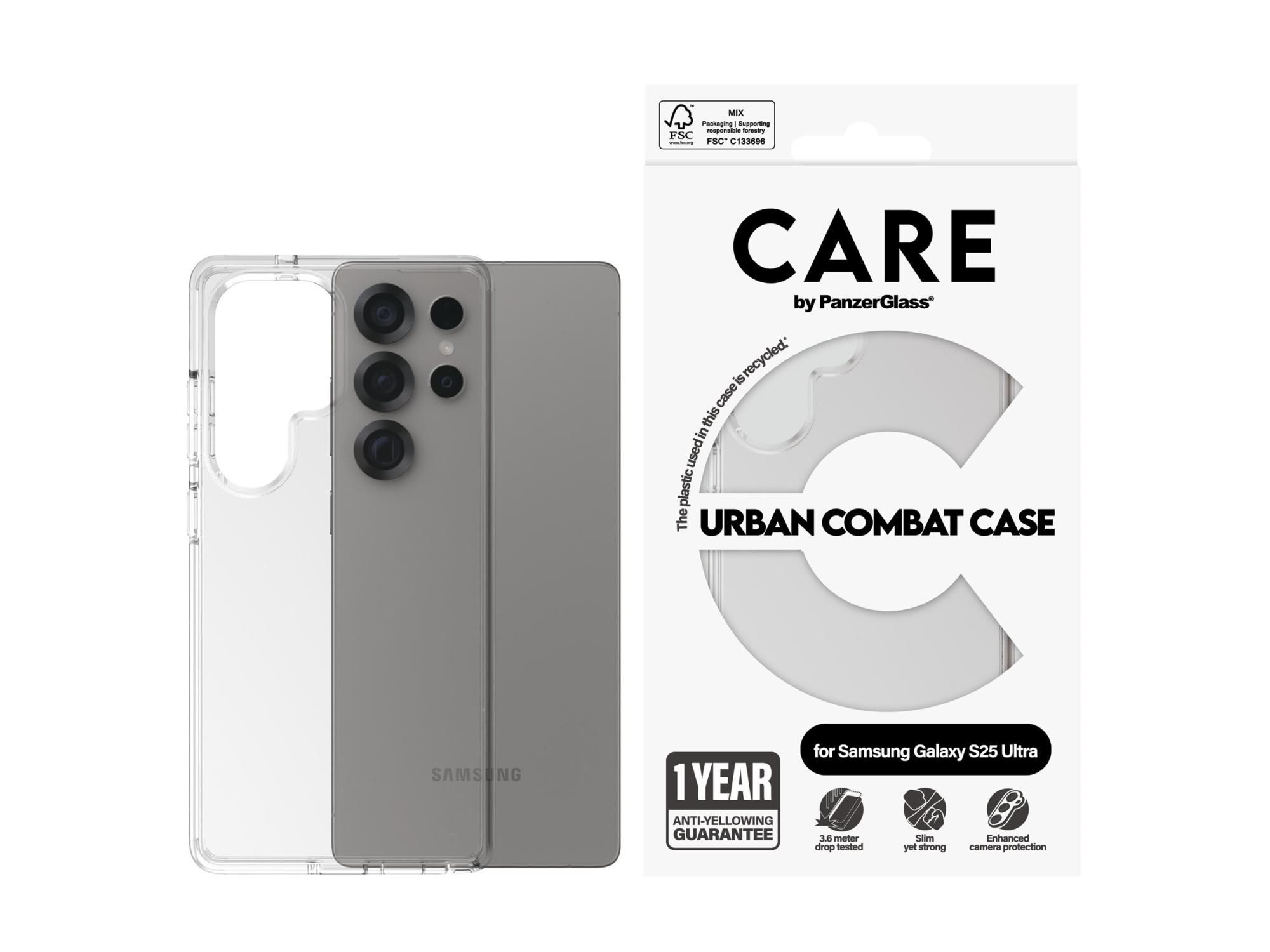 PanzerGlass CARE by PanzerGlass Urban Combat - Hintere Abdeckung für Mobiltelefon - Polycarbonat, Thermoplastisches Polyurethan (TPU)