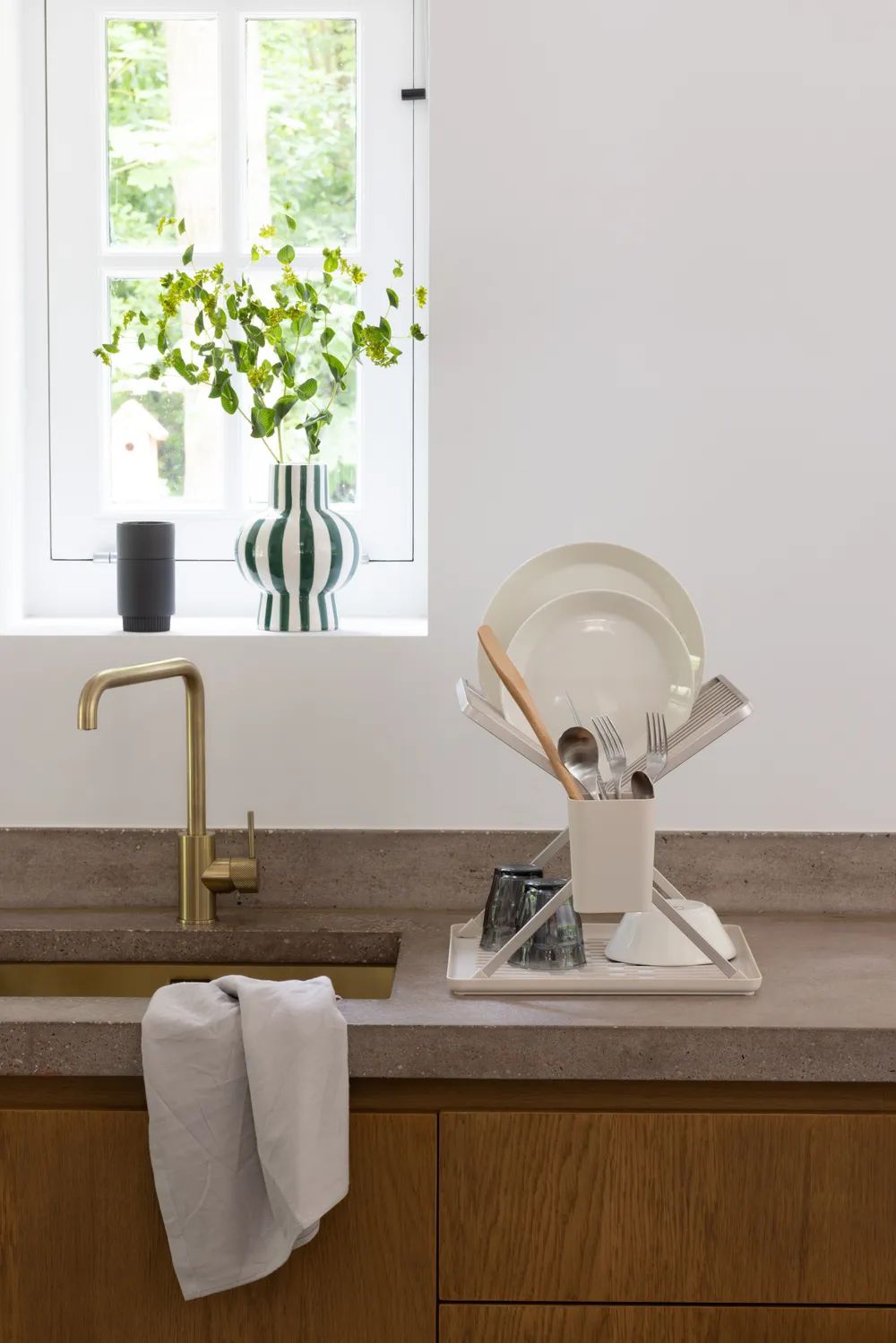 Brabantia SinkSide Faltbares Abtropfgestell - Soft Beige