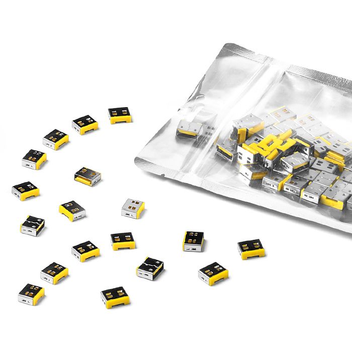 Smart Keeper Basic"USB-A Port" Blocker gelb 100 Stk. - Digital/Daten