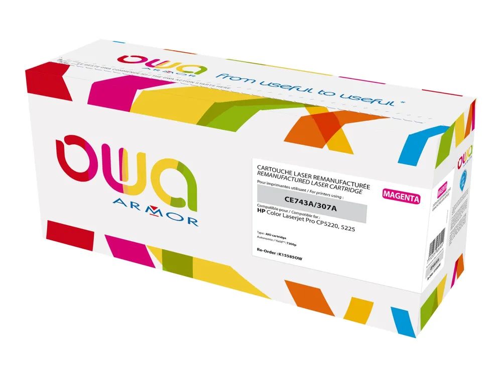 Armor OWA - Magenta - kompatibel - wiederaufbereitet - Tonerpatrone (Alternative zu: HP CE743A)