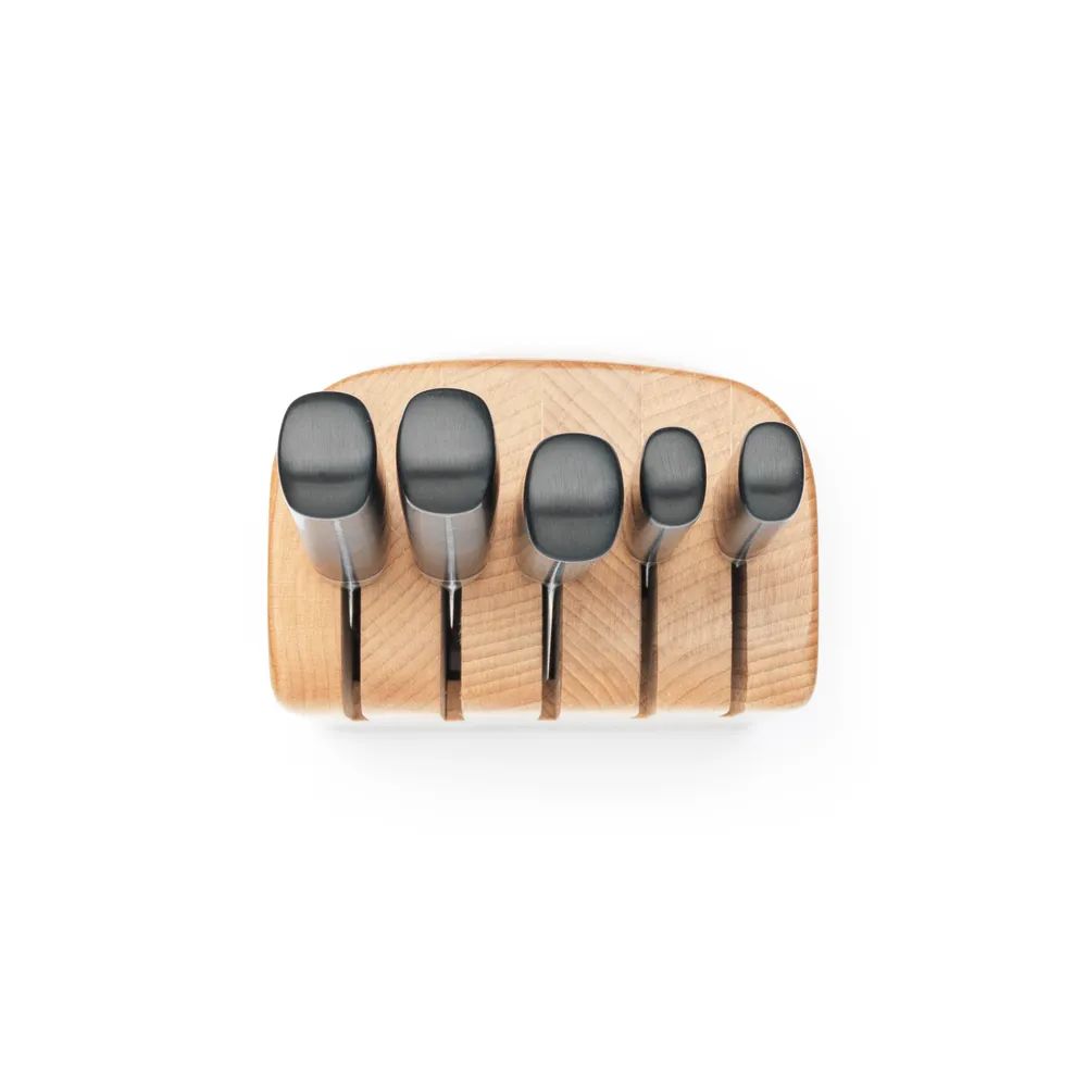 Brabantia Profile Messerblock samt Messern - Beech Wood