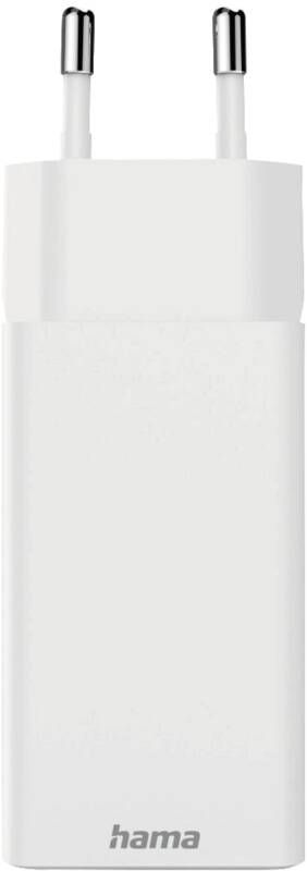 Hama 201996 Mini-Lader, GaN, 2 USB-C+1 A, 65W