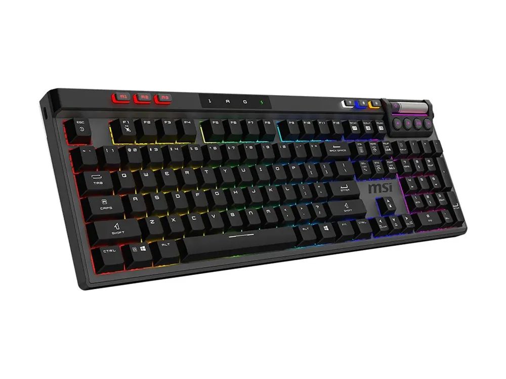 MSI Strike Pro W Silent DE Keyboard Black