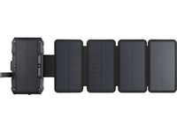 SANDBERG Solar PowerBank - Kabelloses Ladepad / Solar-Powerbank - 5-Panel - 27000 mAh - 99.9 Wh - 22.5 Watt - 1.67 A - PD/PPS 3.3 - 2 Ausgabeanschlussstellen (USB, 24 pin USB-C)