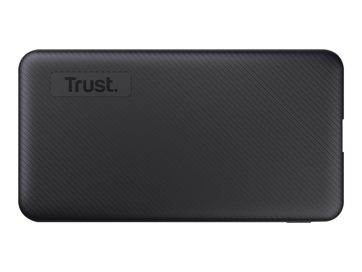 Trust Primo - Powerbank - 5000 mAh - 15 Watt - 3 A (Micro-USB Type B, 24 pin USB-C)