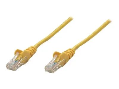 Intellinet Network Patch Cable, Cat6, 1.5m, Yellow, Copper, S/FTP, LSOH / LSZH, PVC, RJ45, Gold Plated Contacts, Snagless, Booted, Polybag - Patch-Kabel - RJ-45 (M)
