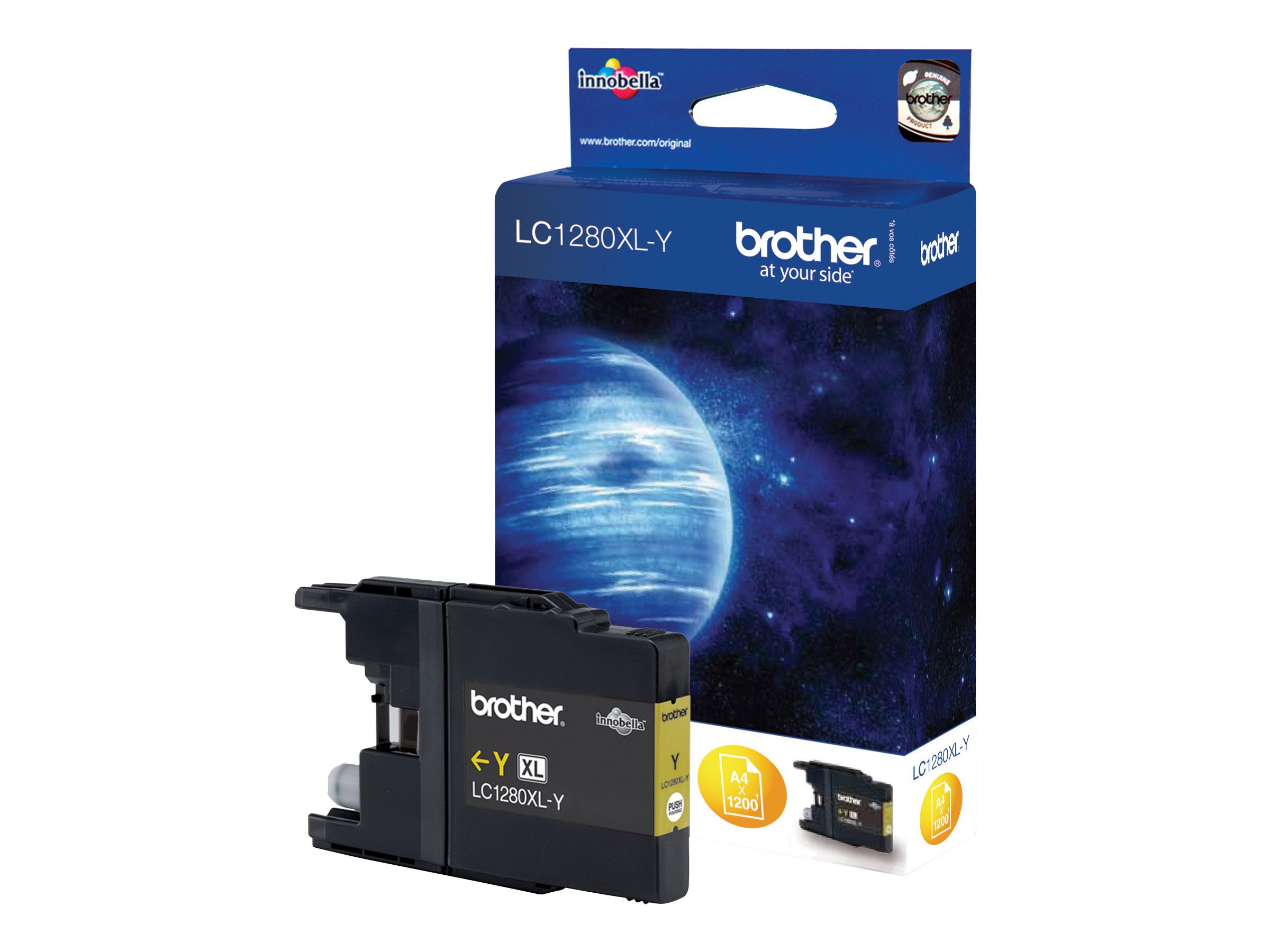 Brother LC1280XLY - Gelb - original - Tintenpatrone
