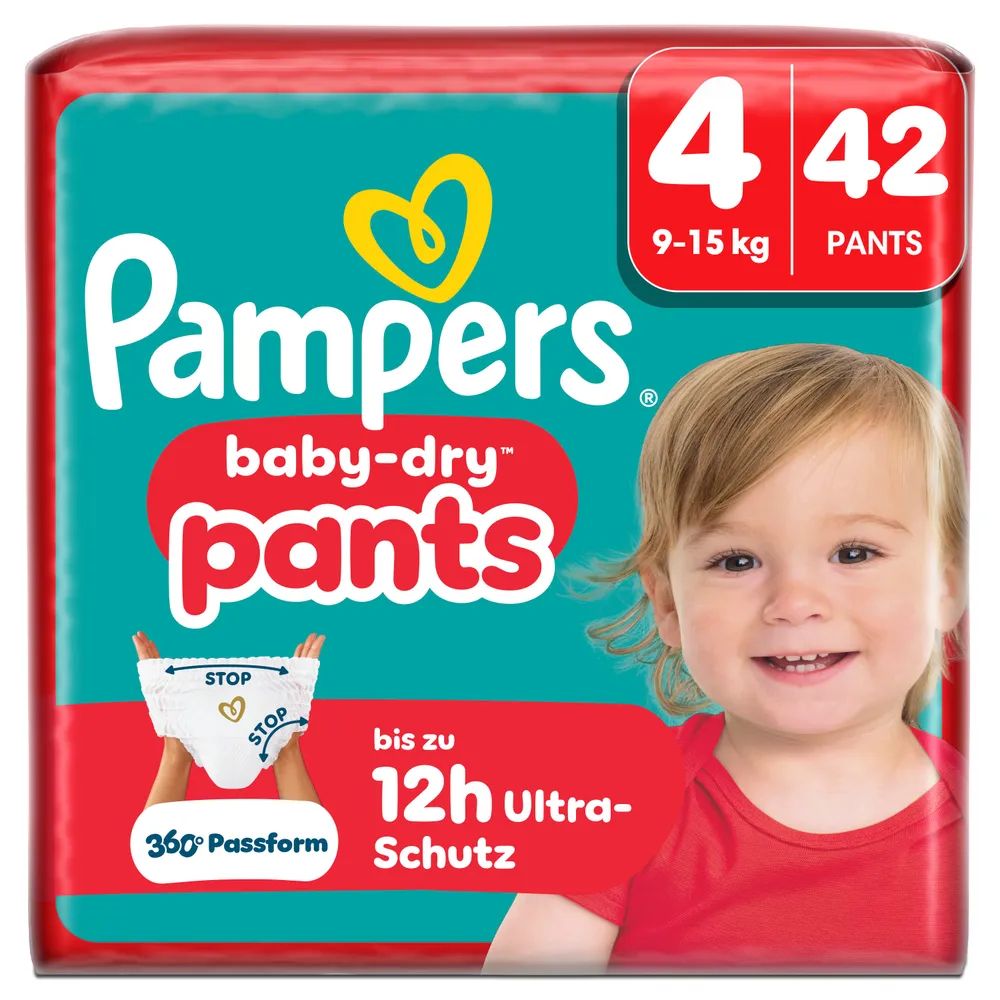 Pampers Baby Dry Pants Gr.4 Maxi 9-15kg 